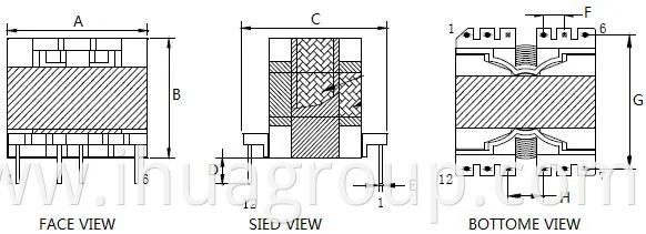 UL-Certified Copper Wire Winding Inductor Differential Mode Inductor for Speaker Voice Coil